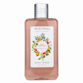 Mistral Ruby Grapefruit Body Wash, 13.5 fl oz, Natural Chamomile and Aloe, pH Balanced