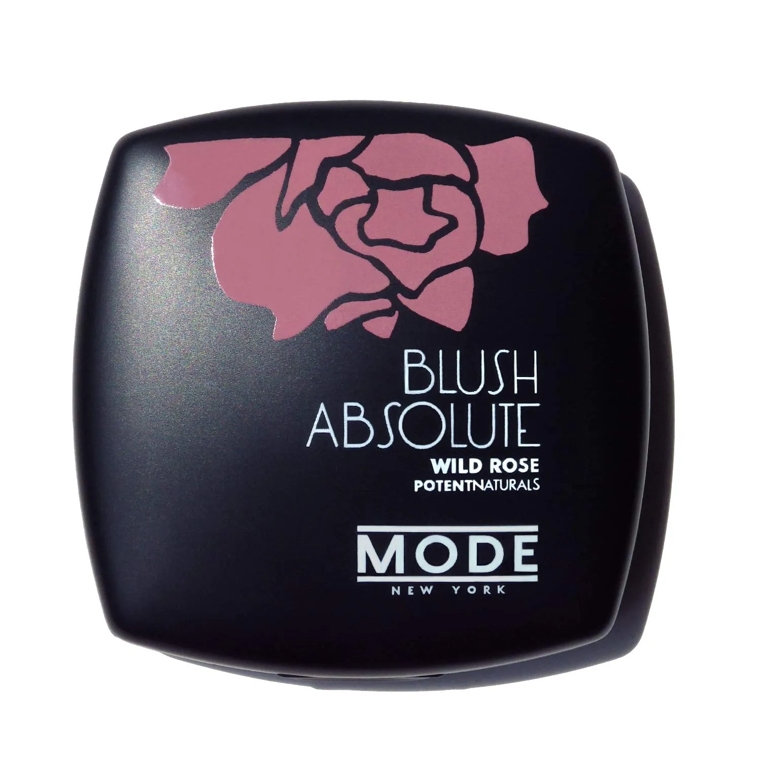 MODE Blush Absolute Pearly Mauve Long Lasting Vibrant Cheek Color, Stay True Buildable Full Coverage Natural Looking Smooth Powder Blusher, Nourishing Wild Rose Skincare, Mirror Case - Born to Bloom