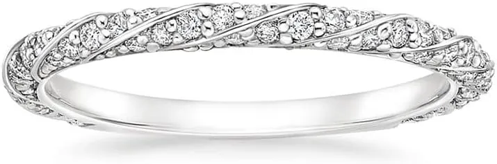 Moissanite Diamond Wedding Ring, Main Stone 3 CT, Round/Oval/Cushion/Princess/Asscher/Radiant Shape, Sterling Silver Bridal Rings for Her