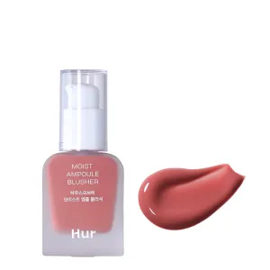 Moist Ampoule Blusher, Buildable Water-based Formula, Infused with over 50% moisture essence, no tackiness, long-lasting moisture, weightless feel (03 Rose Brown, 20ml)