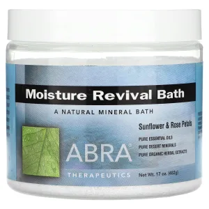 Moisture Revival Bath-Sunflowers & Rose Petals Abra Therapeutics 17 oz Powder