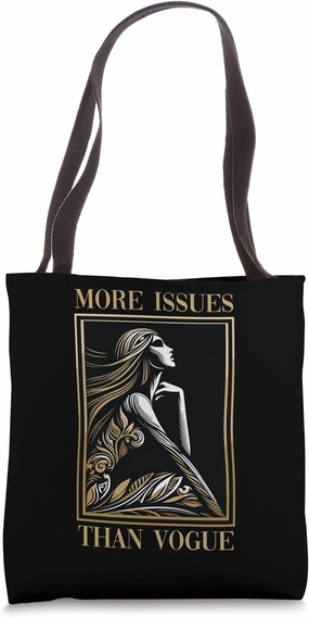 More Issues Than Vogue Bold Expression Tote Bag