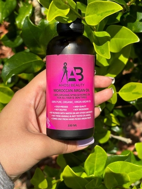 Moroccan ARGAN OIL. USDA Certified. 100% Pure ORGANIC for SKIN AND HAIR. Facial moisturizer, skin moisturizer, hair moisturizer Cold-pressed, undiluted, undeodorized, unblended.100ML