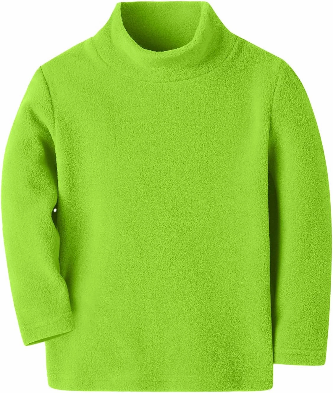 Mud Kingdom Kids Fleece Shirts High Collar Soft Tops Unisex