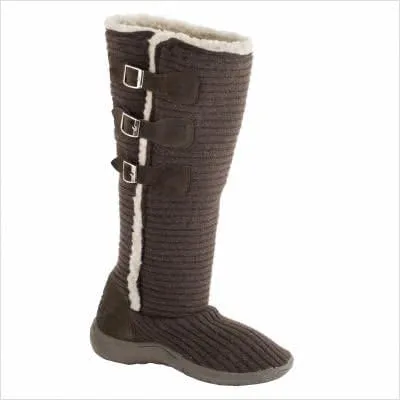 MUK LUKS Women's Muk Luks Horizontal Knit Buckle Boot Boot