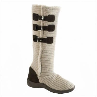 MUK LUKS Women's Muk Luks Horizontal Knit Buckle Boot Boot