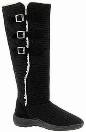 MUK LUKS Women's Muk Luks Horizontal Knit Buckle Boot Boot