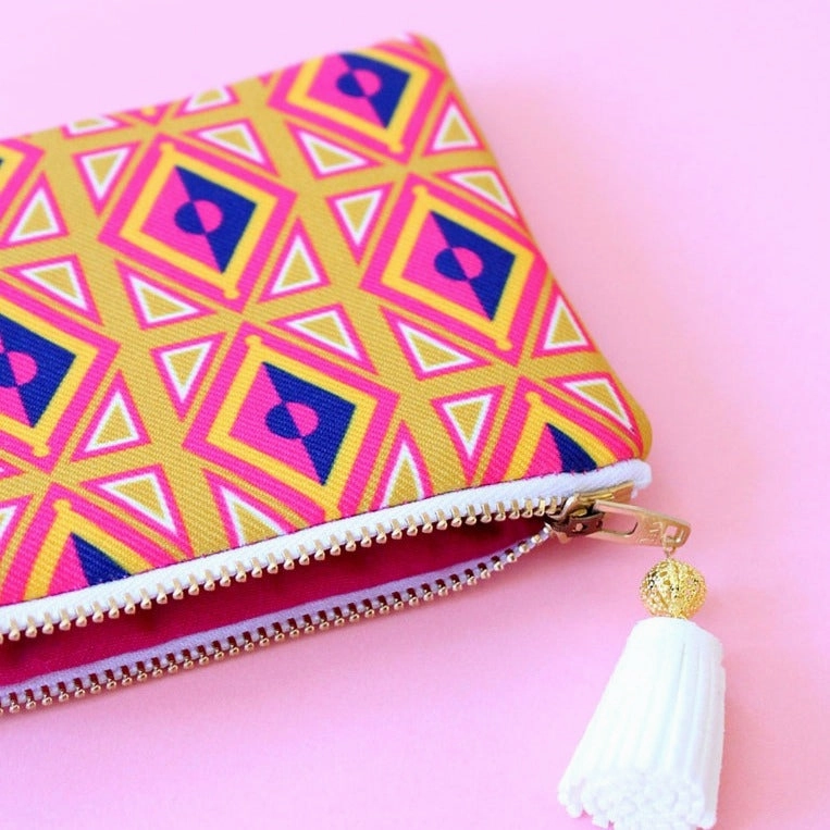 Mustard coin pouch