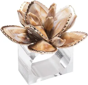 Natural Beachcomber Napkin Ring Set, Gift Boxed by Kim Seybert