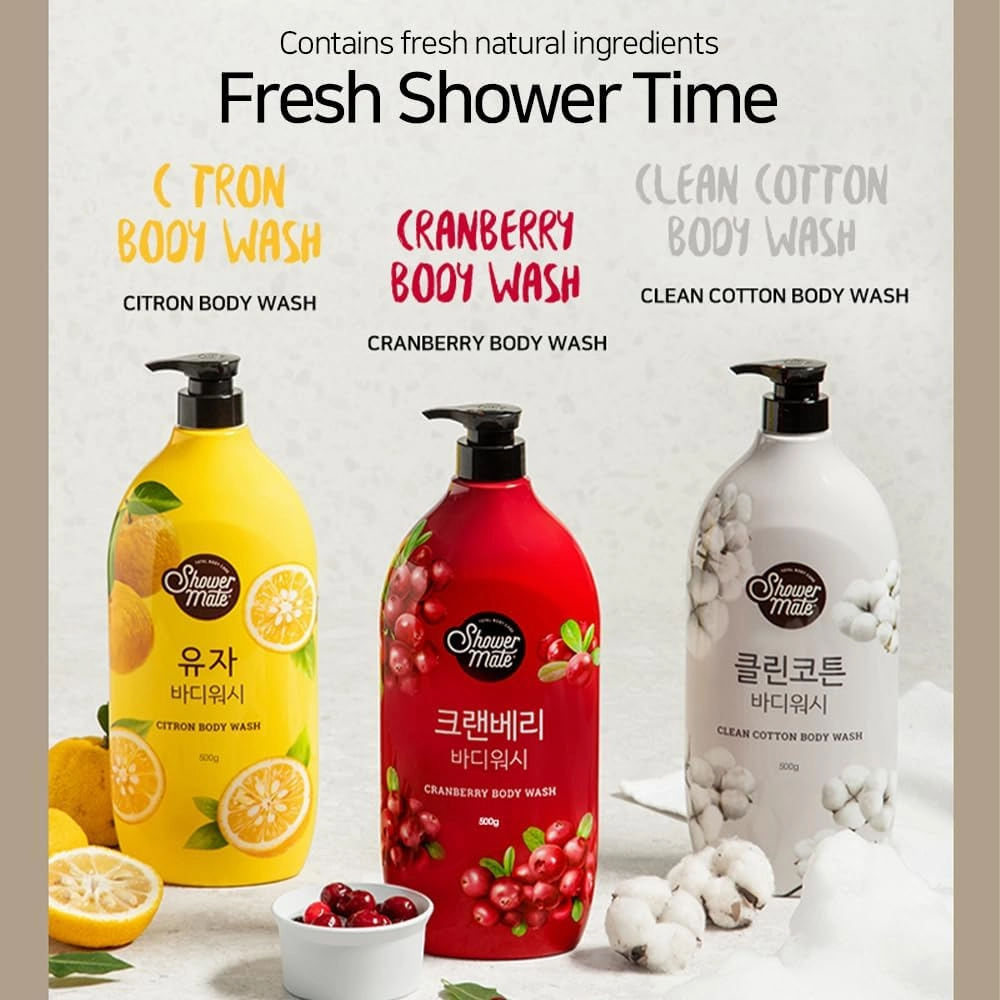 Natural Body Wash 42.3 fl oz, 1.2 kg (Citron - Yuja)