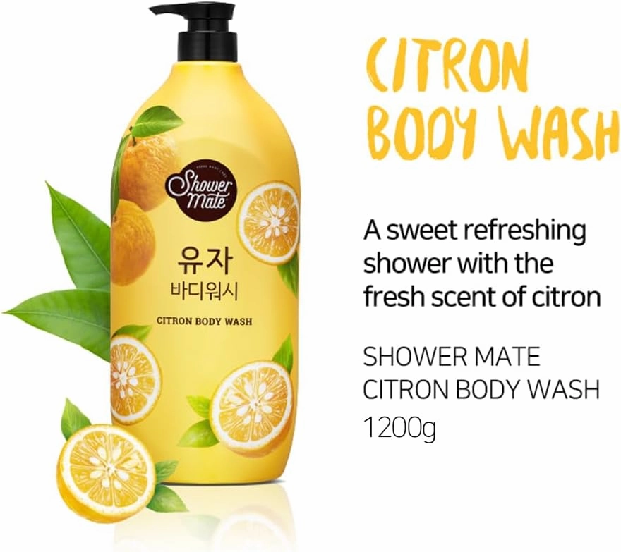 Natural Body Wash 42.3 fl oz, 1.2 kg (Citron - Yuja)