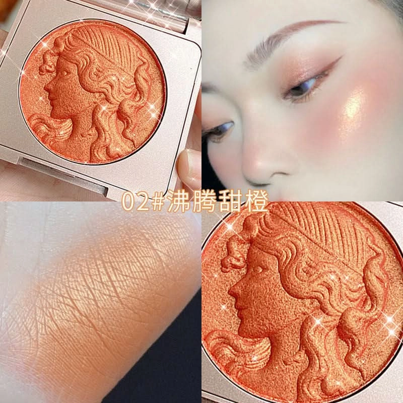 Natural Glow Blush – Soft Matte & Shimmer Finish, Long-Lasting, Brightening