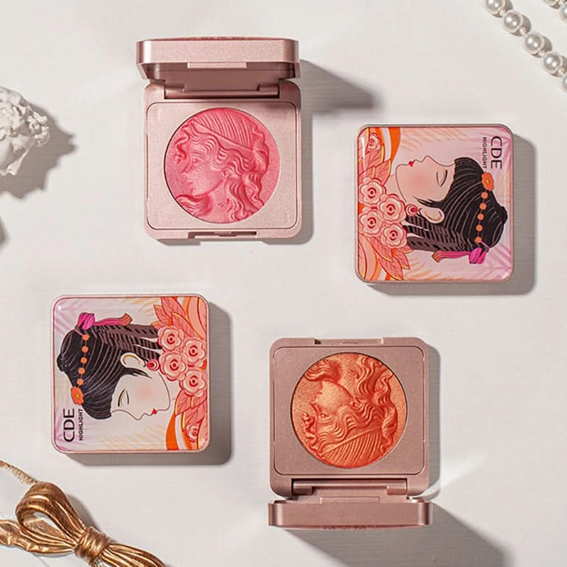 Natural Glow Blush – Soft Matte & Shimmer Finish, Long-Lasting, Brightening