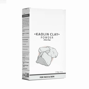 Natural Kaolin Clay Powder | China clay - For Acne, Blackheads And For Glowing Skin 100g