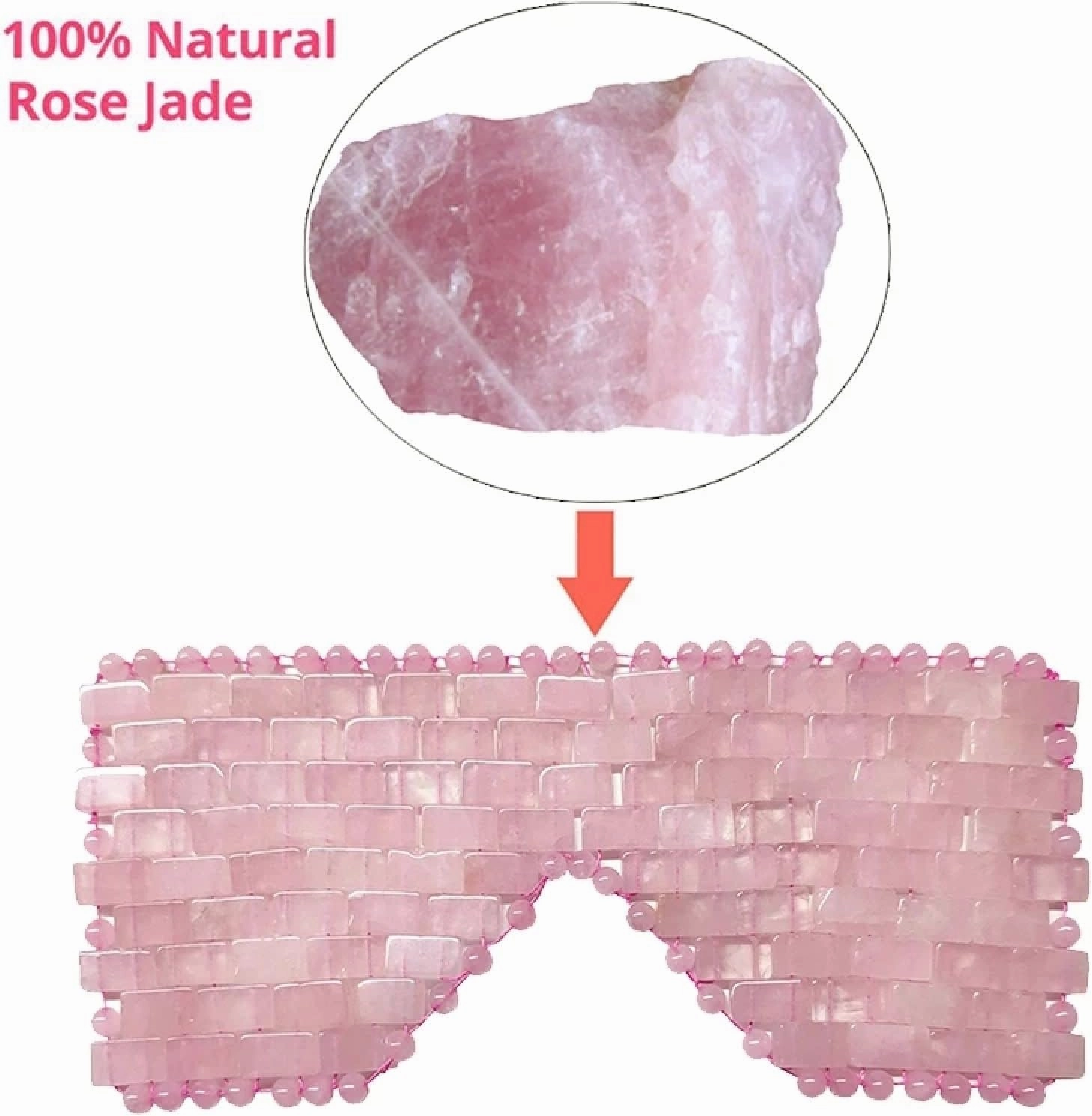 Natural Rose Quartz for Face Jade Roller Gua Sha Massage Face Roller,Type I