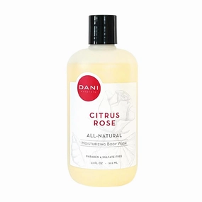 Naturals Moisturizing Body Wash - Citrus Rose Scent with Organic Aloe Vera & Natural Glycerin - Paraben & Sulfate-Free Shower Gel - 12 oz - Vegan & Cruelty-Free