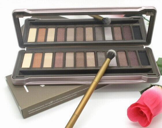 NEW NAKE basics palette makeup kit set nake 3 eyeshadow with brush NK1 NK2 NK3 eye shadow 12 COLOR Nake1 2 3 makeup set
