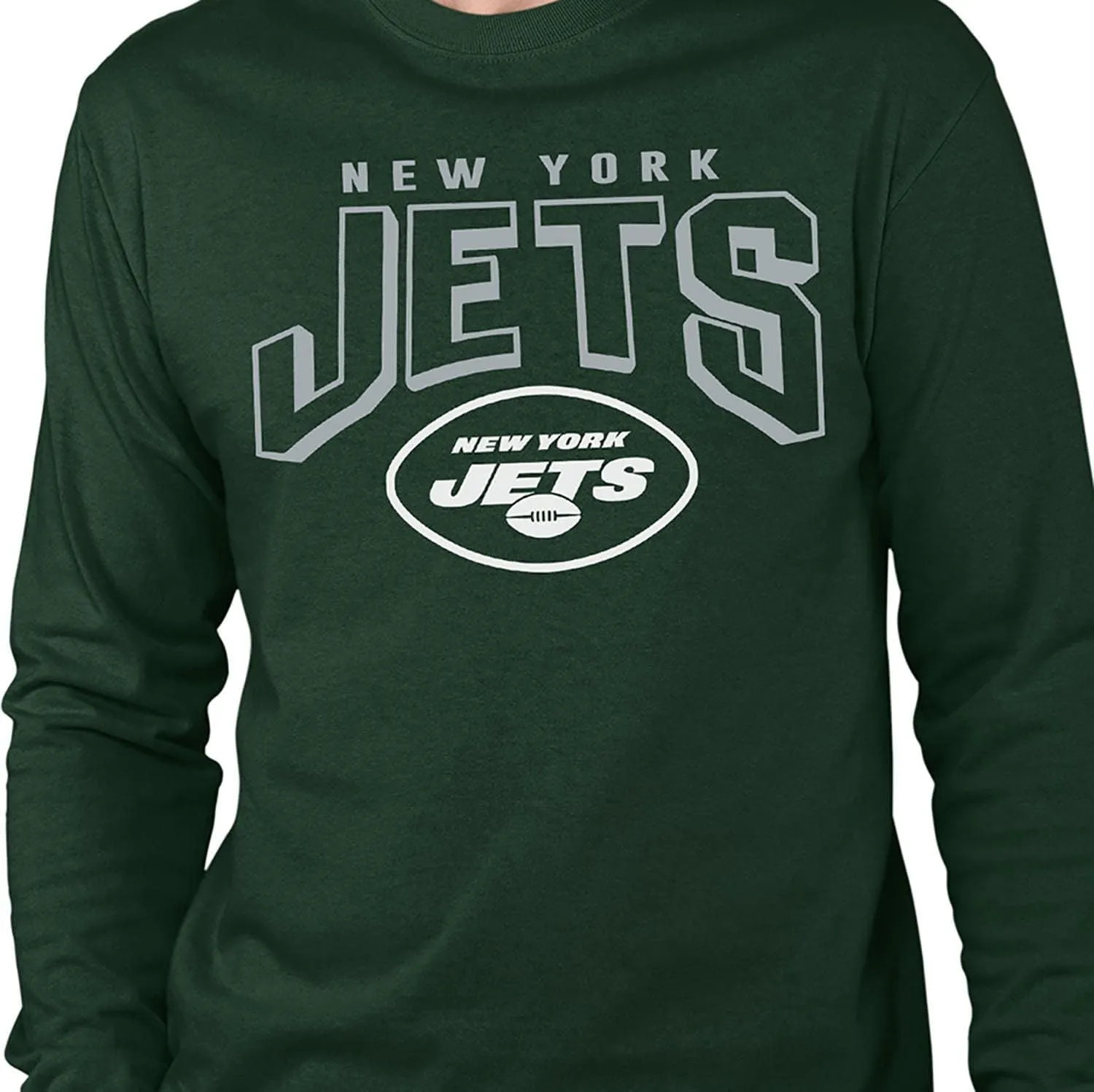 NFL Junk Food Bold Logo Long Sleeve T-Shirt