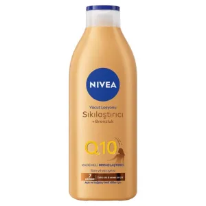 NIVEA Q10 Firming Plus Radiance Gradual Tan (400 ml), Firming Cream with Q10 for a Sun-Kissed Radiant Glow