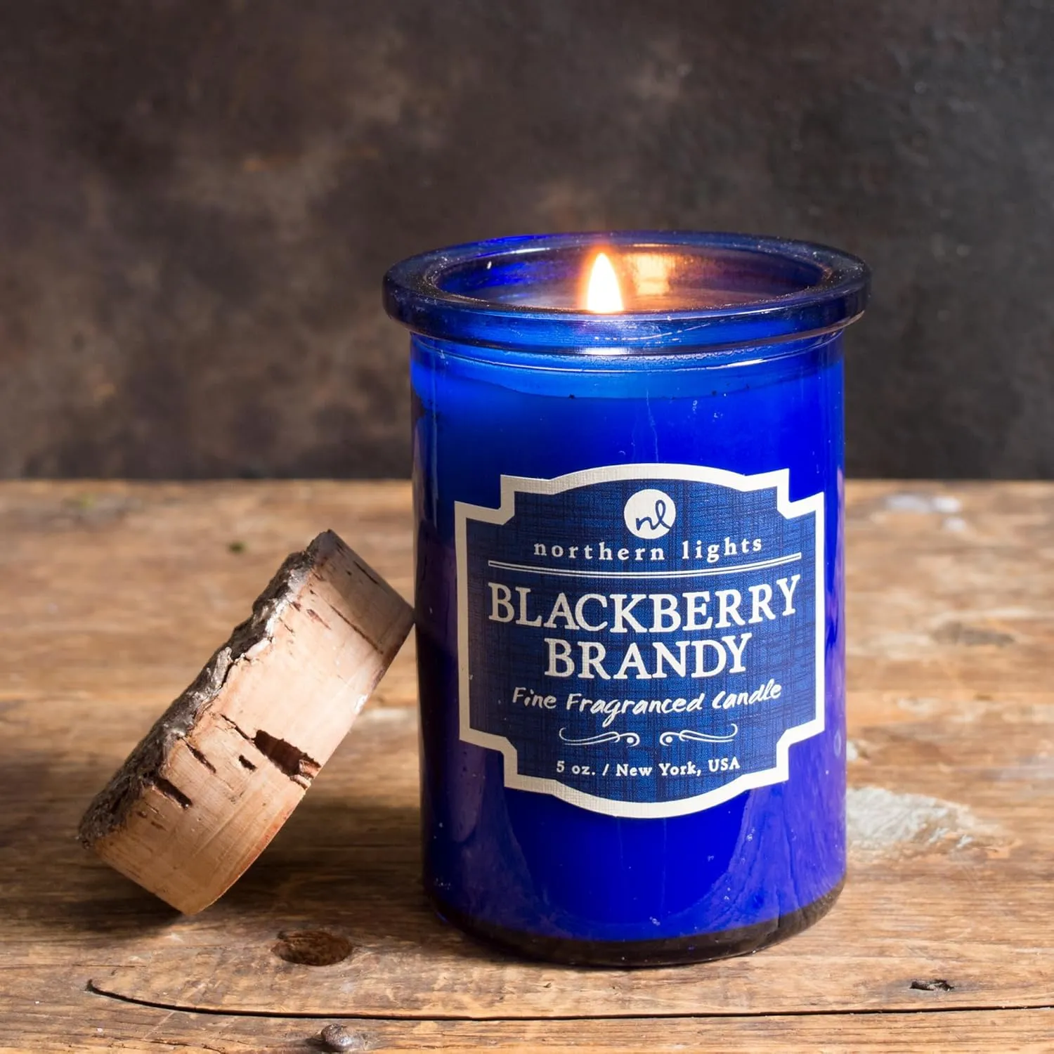 Northern Lights Candles - Spirit Jar Candles - BlackBerry Brandy - 52602