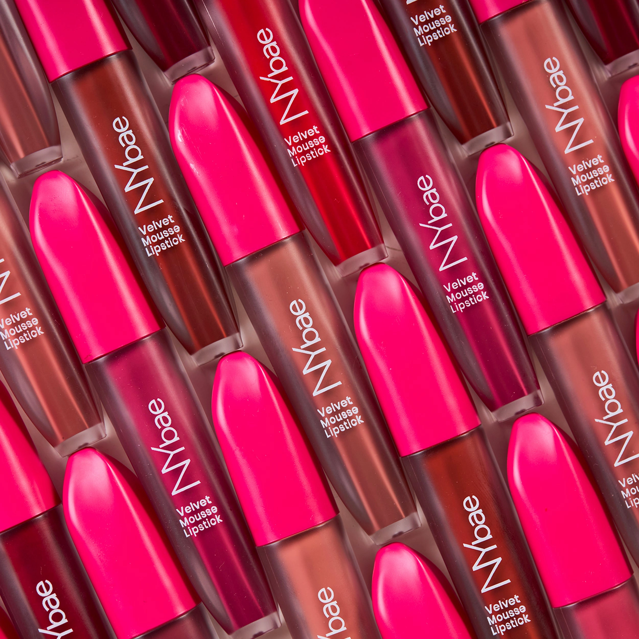 NY Bae Velvet Mousse Liquid Lipstick - Red Hot Rebel 01 (6.5ml) | Velvet Matte Finish | Transferproof | Smudgeproof | Ultra Light | Smooth | Moisturising Red Lipstick