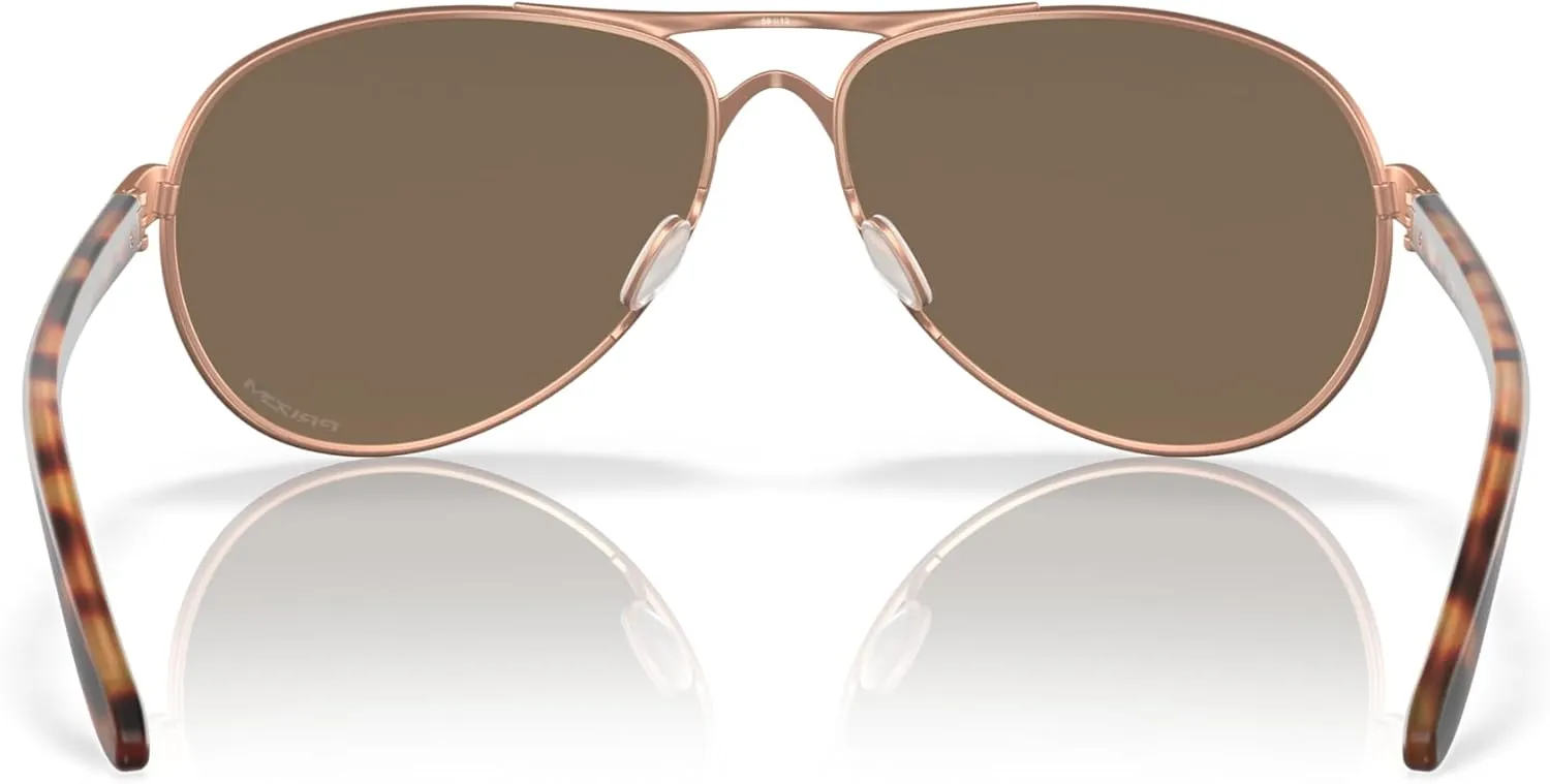 Oakley Women's Oo4079 Feedback Aviator Sunglasses