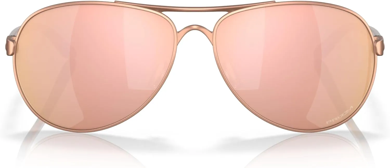 Oakley Women's Oo4079 Feedback Aviator Sunglasses