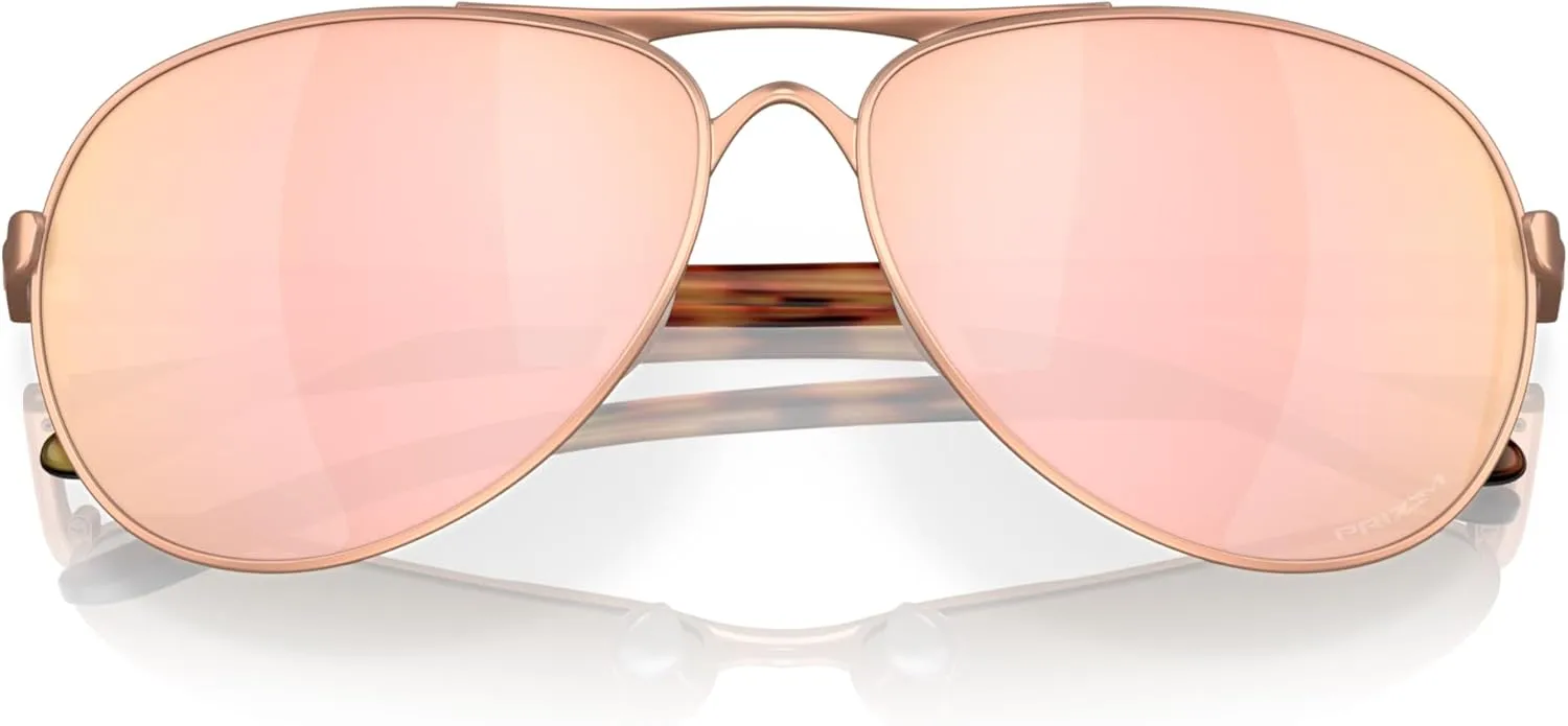 Oakley Women's Oo4079 Feedback Aviator Sunglasses