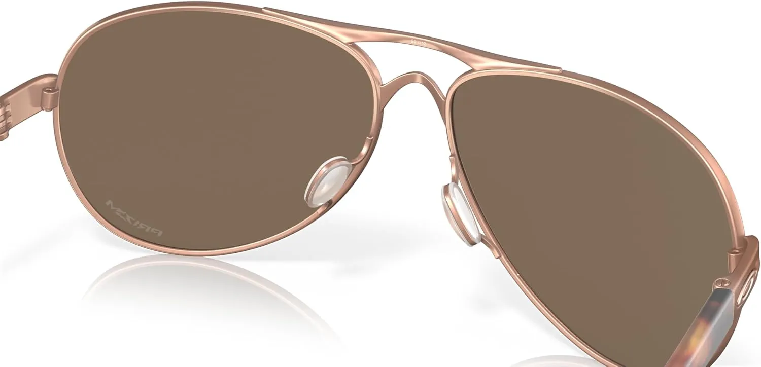 Oakley Women's Oo4079 Feedback Aviator Sunglasses