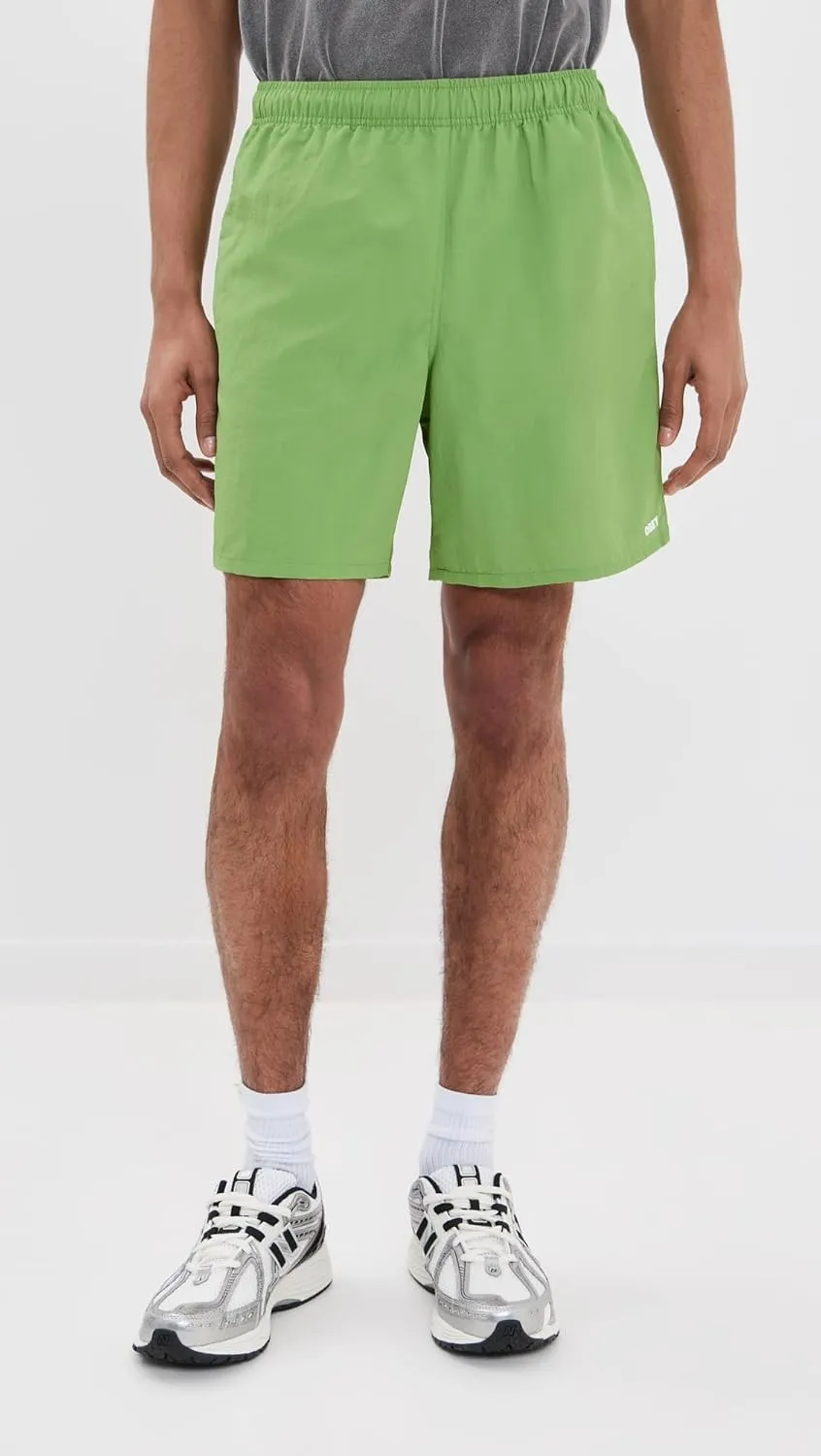 Obey Men's Easy Bold Nylon Shorts 6.75"