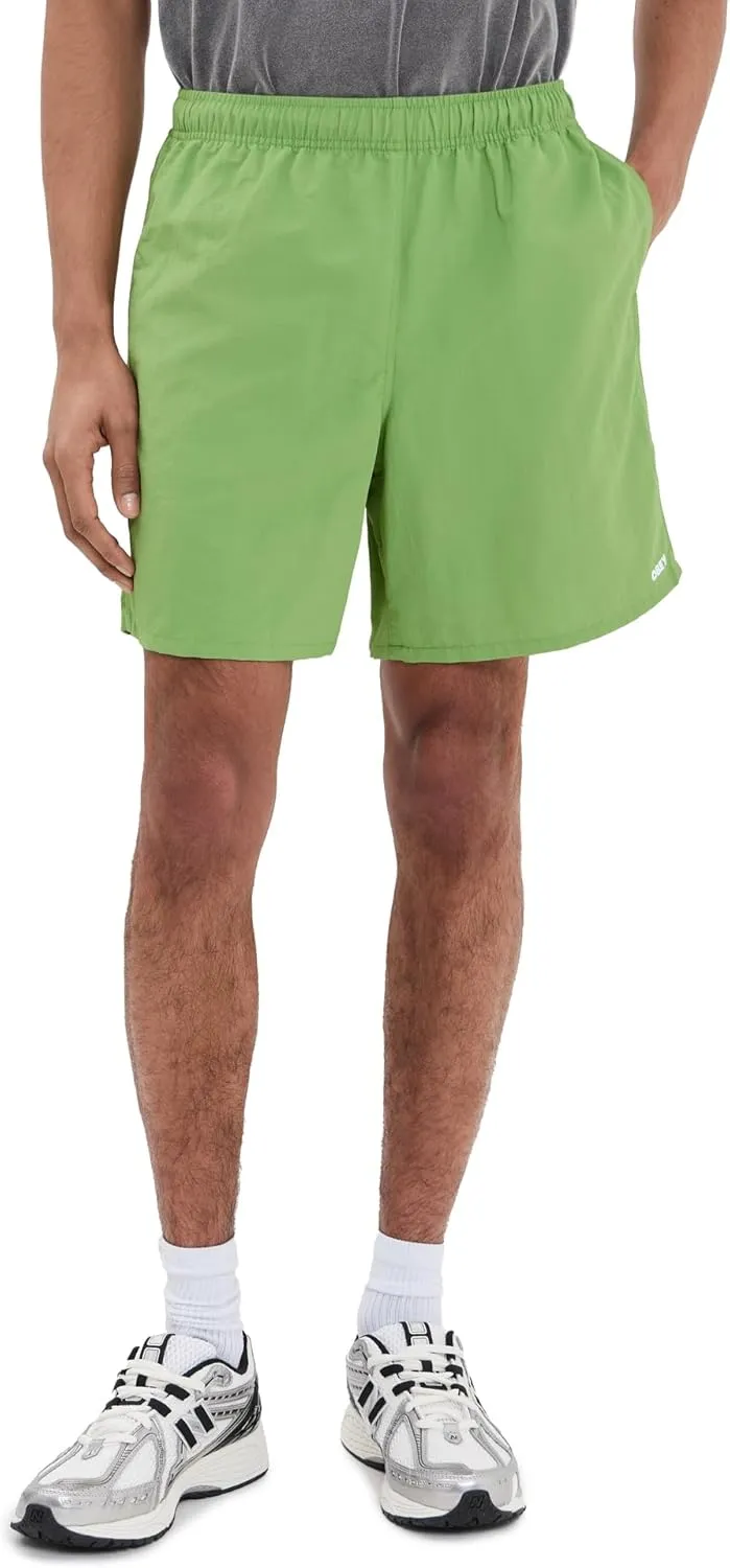 Obey Men's Easy Bold Nylon Shorts 6.75"