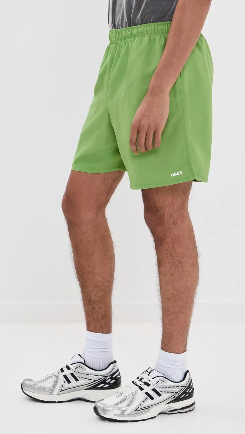 Obey Men's Easy Bold Nylon Shorts 6.75"