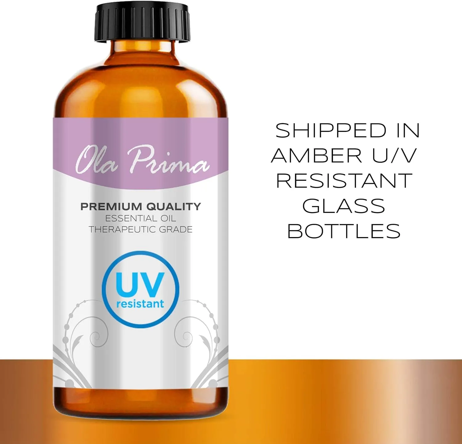 Ola Prima Oils 8oz - Rose Geranium Essential Oil - 8 Fluid Ounces