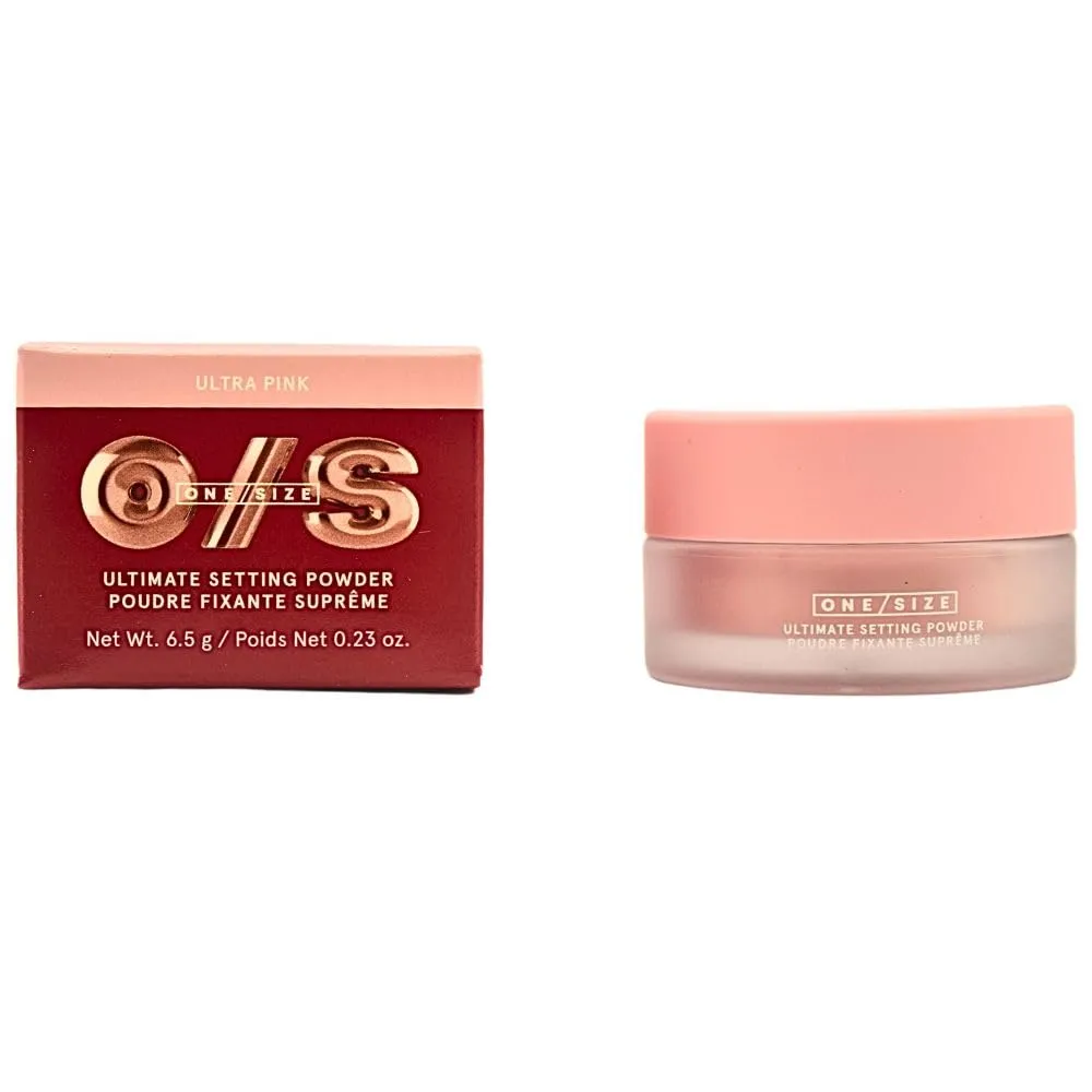 One Size Ultimate Blurring Setting Powder Travel Size - Ultra Pink - for Fair to Medium Skin Tones