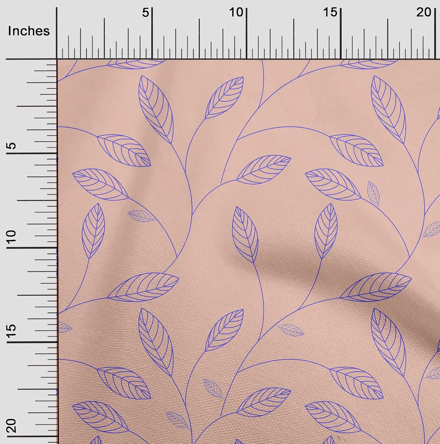 oneOone Cotton Jersey Peach Fabric Block Sewing Craft Projects Fabric Prints by Yard 58 Inch Wide-SC