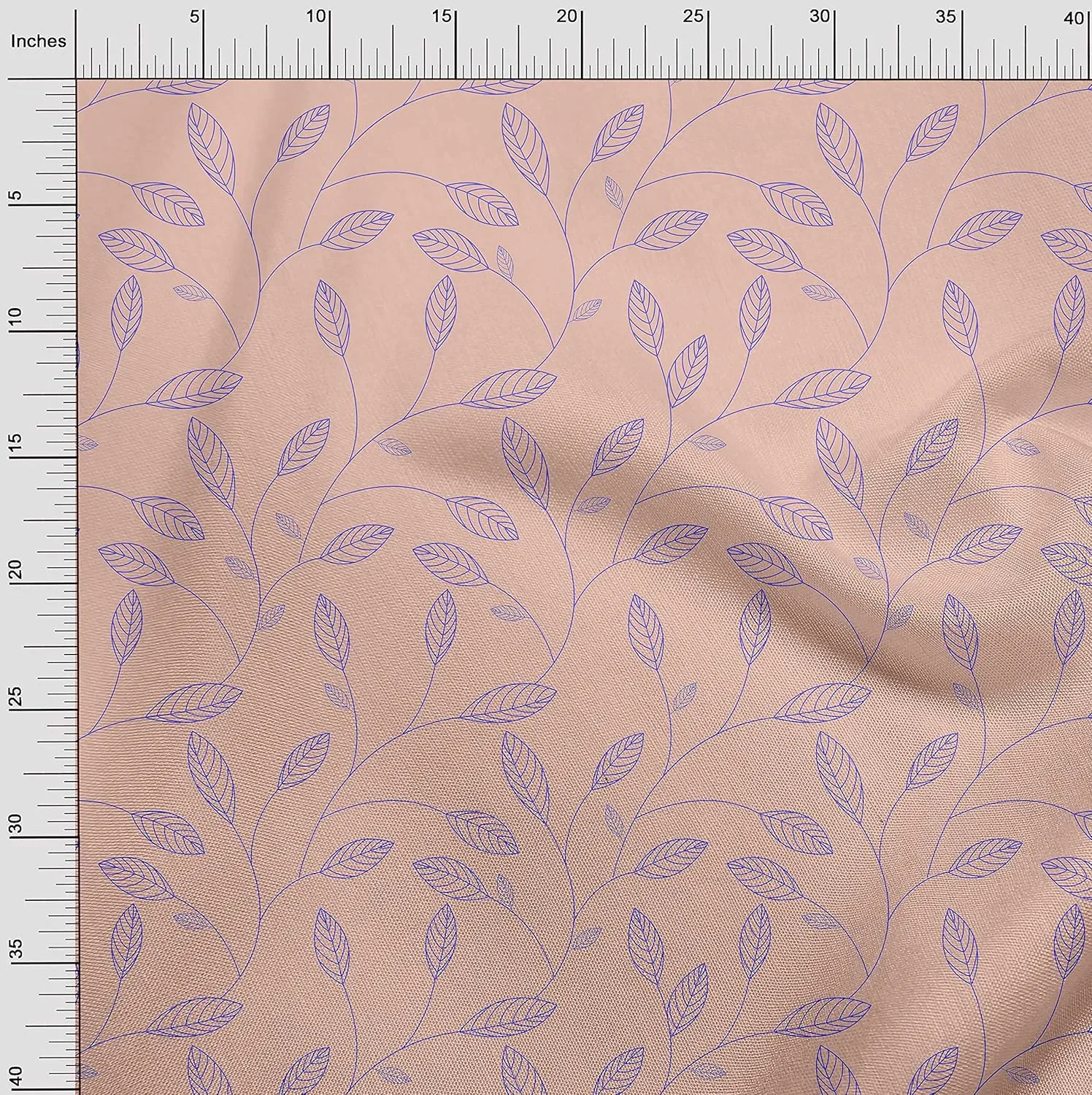 oneOone Cotton Jersey Peach Fabric Block Sewing Craft Projects Fabric Prints by Yard 58 Inch Wide-SC