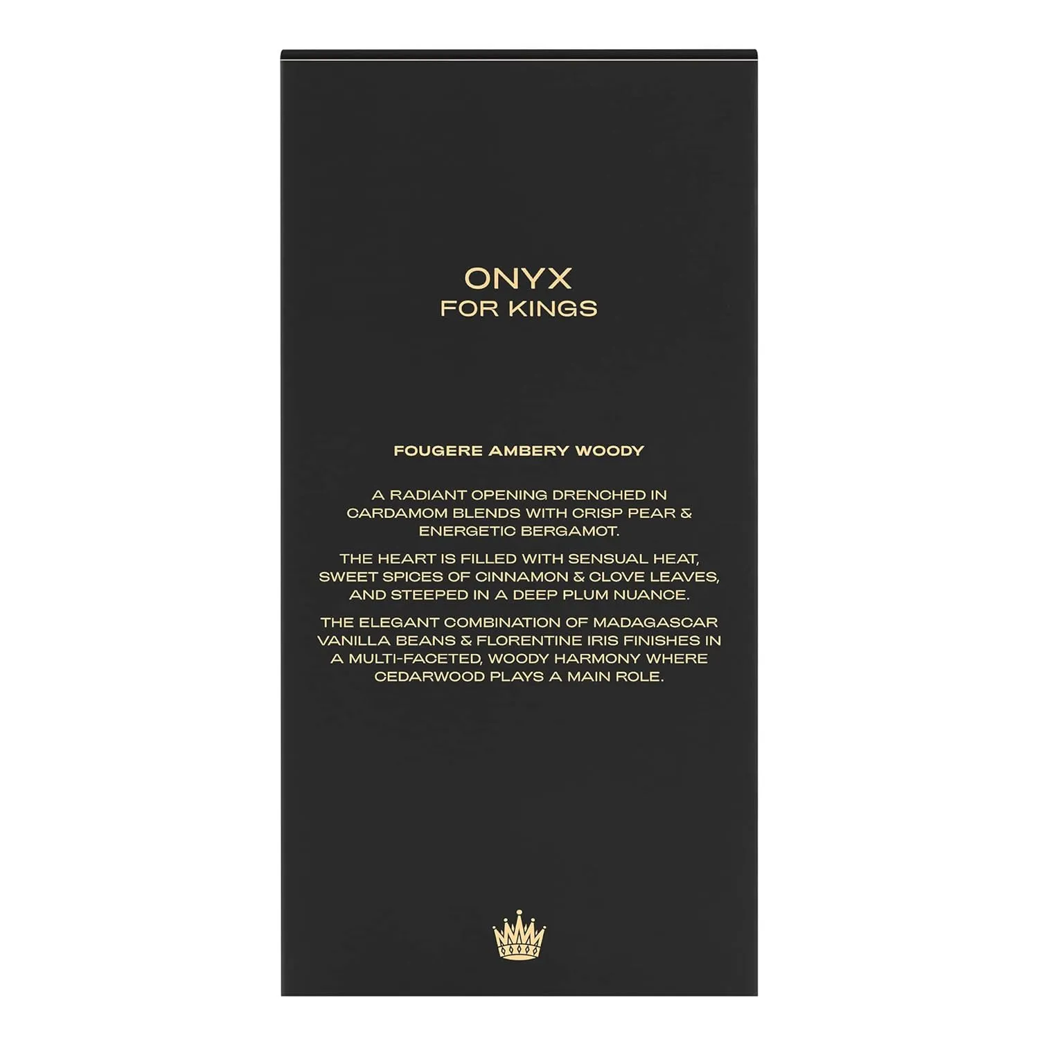 Onyx from - Perfume for Men - Fresh, Bright, and Luminous Scent - Opens with Notes of Cardamom, Pear, and Bergamot - Perfect for Date Night or Evening Out - 2.5 oz EDP Spray