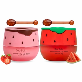 Original My Bee Balm Lip Balm - 2 Pack Hydrating Balm Honey Pot for Dry, Chapped & Cracked Lips - Enriched with Propolis, Honey & Vitamin E - Soften, Smooth & Reduce Lip Lines