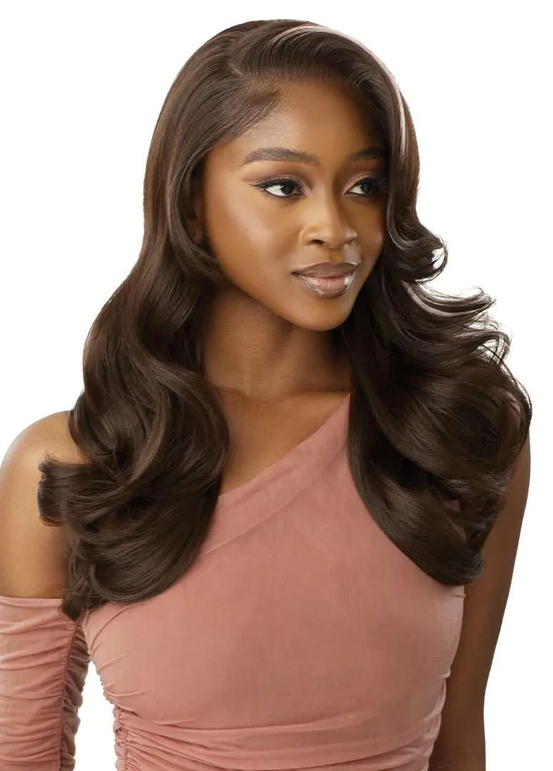 Outre Lace Front Wig - Perfect Hair Line 13X6 - Kihara (DRFF4/ROSE BROWN)