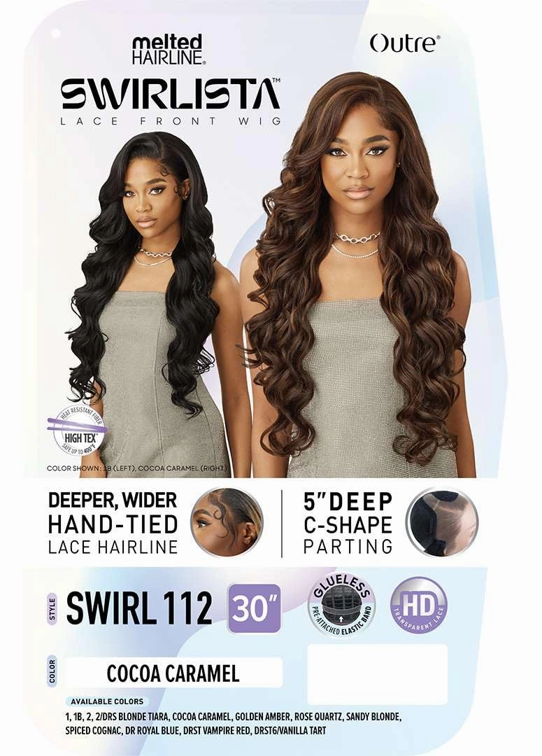 Outre Lace Front Wig - Melted Hairline - Swirlista - Swirl 112 (ROSE QUARTZ)