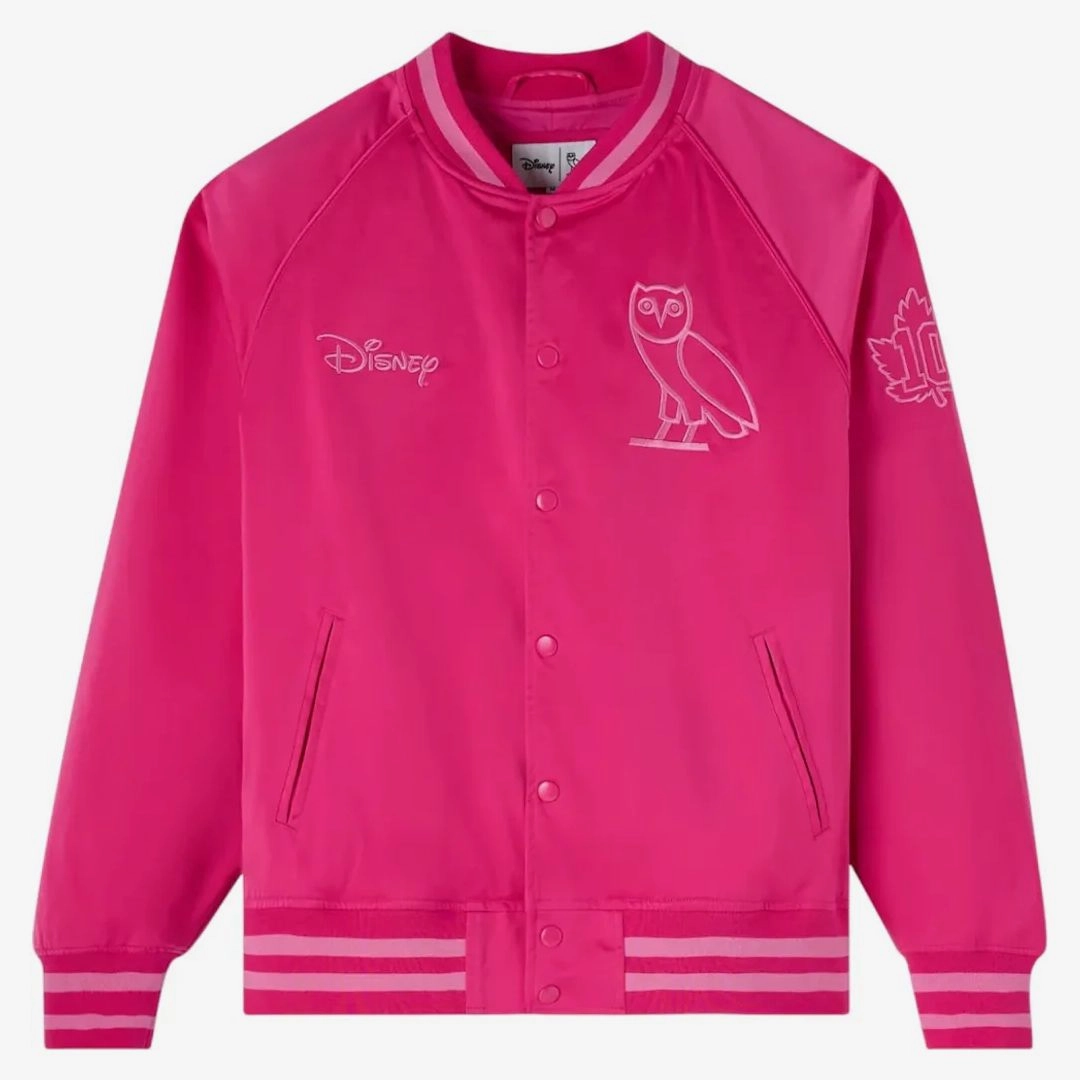 Ovo X Disney Valentine's Satin Jacket Fuchsia