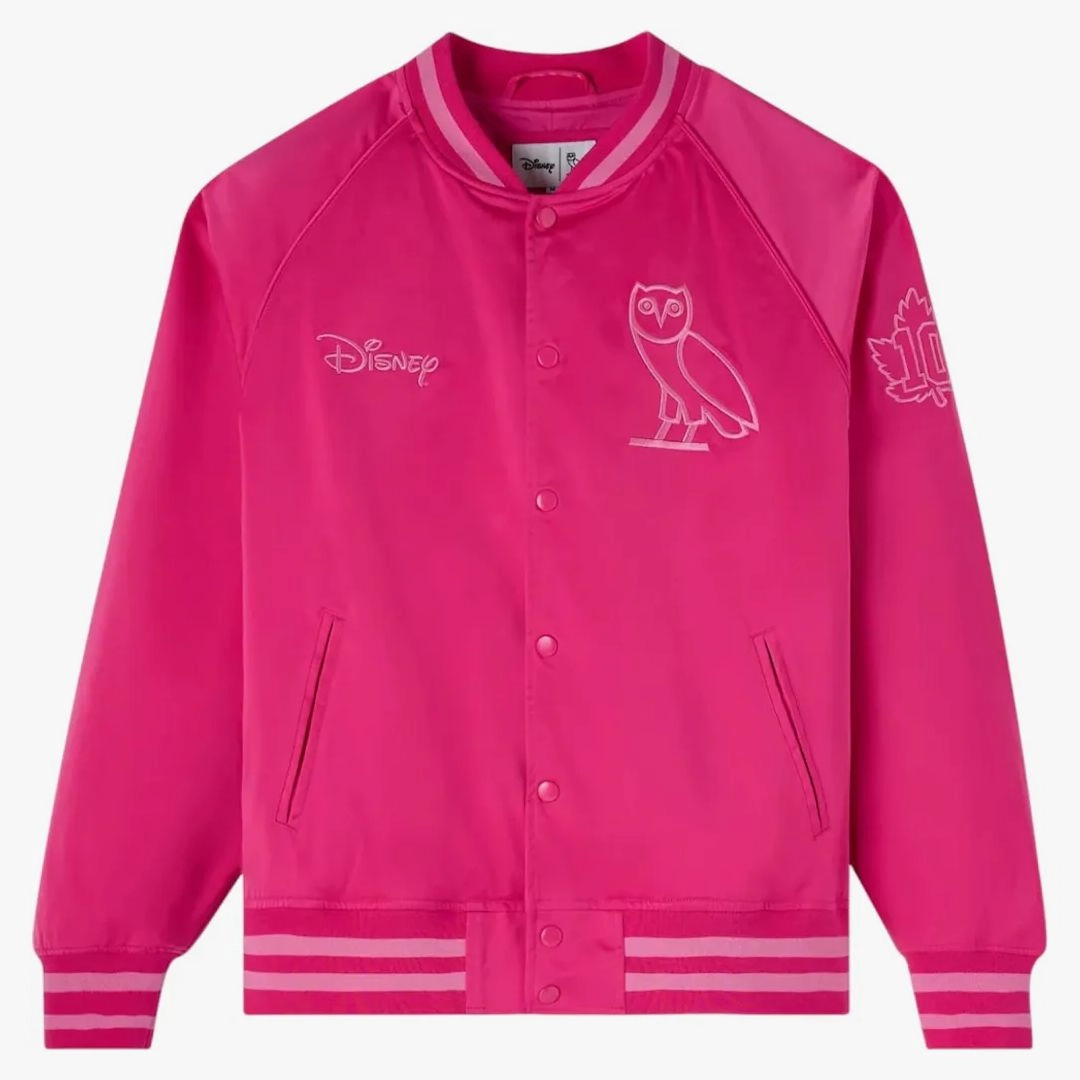 Ovo X Disney Valentine's Satin Jacket Fuchsia