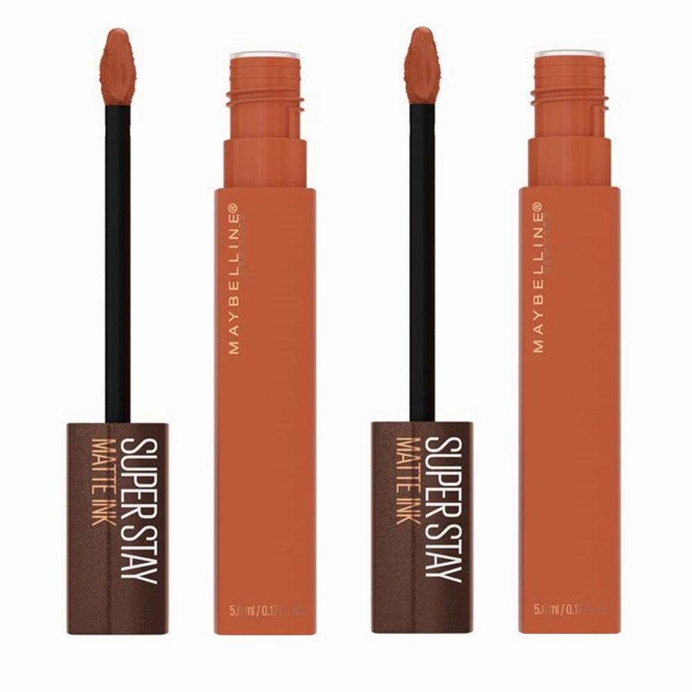 Pack of 2 Maybelline New York SuperStay Matte Ink Liquid Lipstick, Caramel Collector # 265