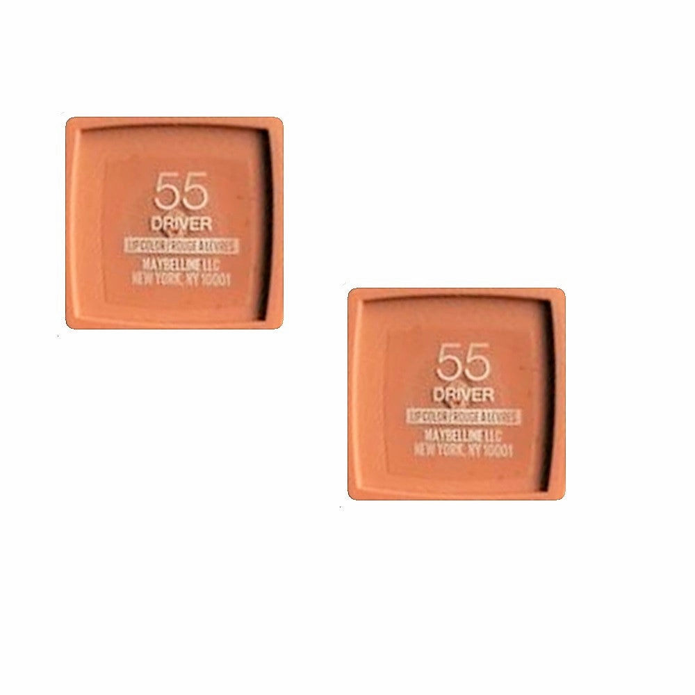 Pack of 2 Maybelline New York SuperStay Matte Ink Liquid Lipstick, Driver # 55