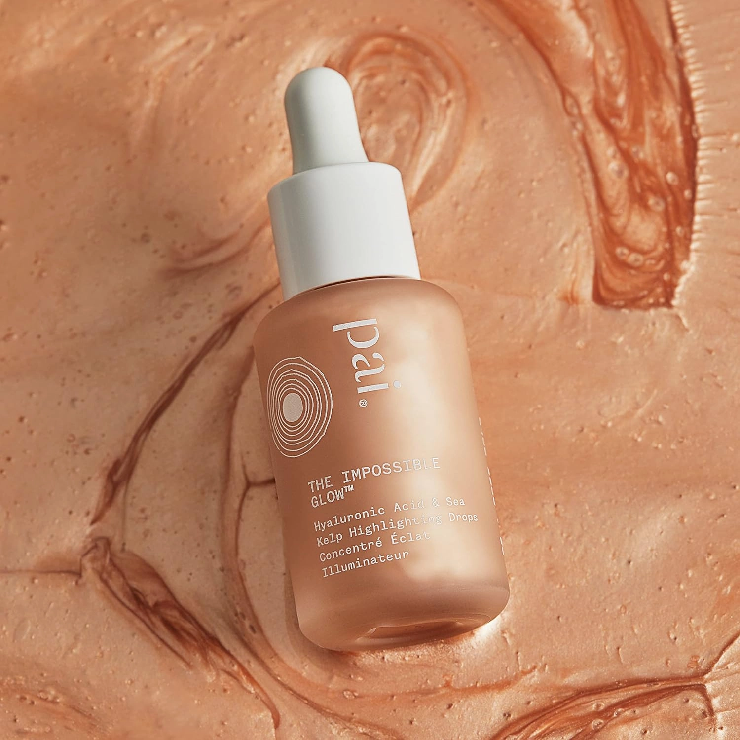 Pai Skincare - The Impossible Glow Organic Hyaluronic Acid   Sea Kelp Glow Drops | Natural, Vegan, Sensitive Skincare (Rose Gold, 1 fl oz | 30 ml)