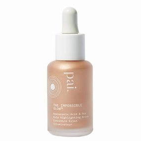 Pai Skincare - The Impossible Glow Organic Hyaluronic Acid   Sea Kelp Glow Drops | Natural, Vegan, Sensitive Skincare (Rose Gold, 1 fl oz | 30 ml)
