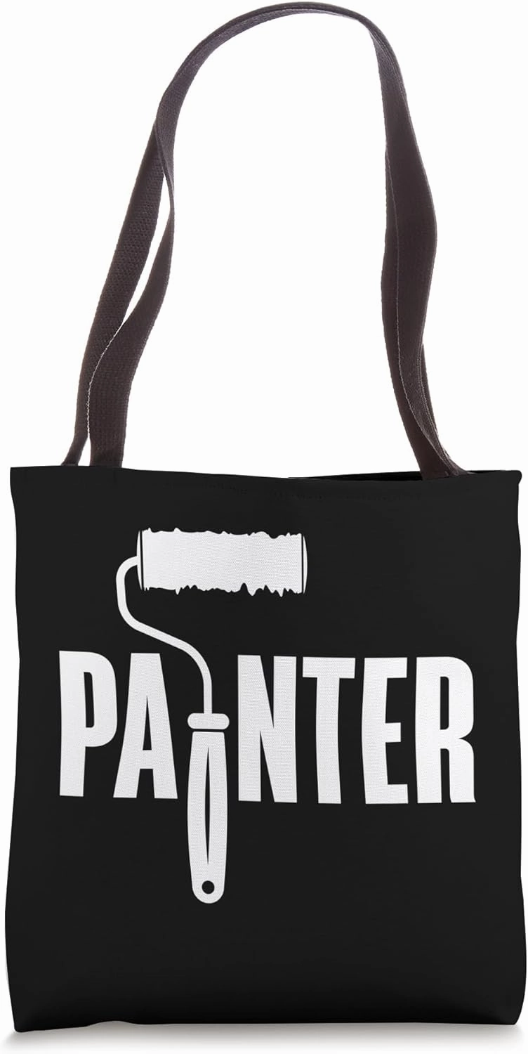 Painter Roller Iconic Bold Visual Statement Tote Bag