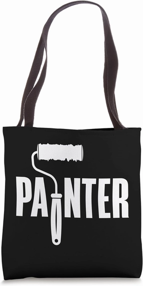 Painter Roller Iconic Bold Visual Statement Tote Bag