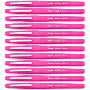 Paper Mate Flair Felt Tip Pens, Medium Point 1.0mm (12-Pack, Pink)