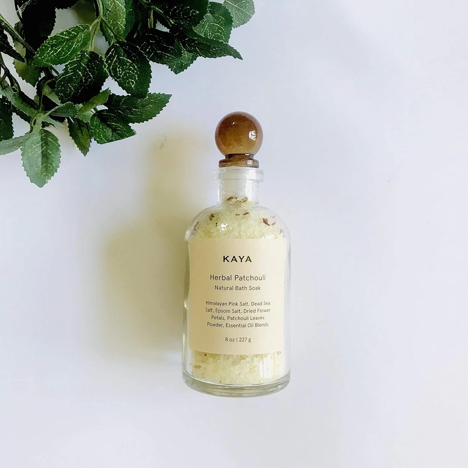 Patchouli Rose Bath Soak | 100% Natural | 8 oz Apothecary Bottle | Gift for Her | Gift for Him | Thanksgiving Gift | Christmas Gift | Gift for Mom